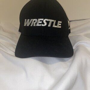 Go Earn It Wrestle Yupoong‎ Flex Fit Fitted Hat Cap L-XL. NWOT